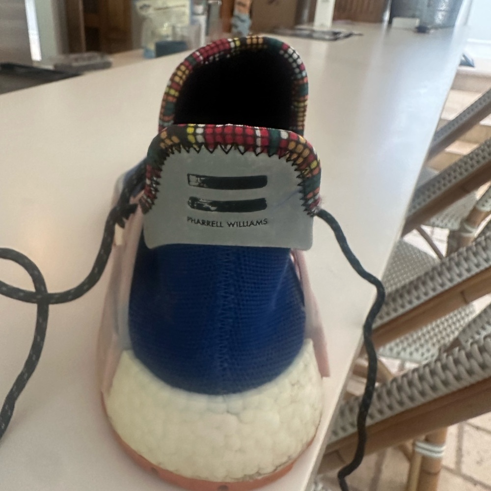 Pharrell Williams adidas blue knot fabric body NMD size 10